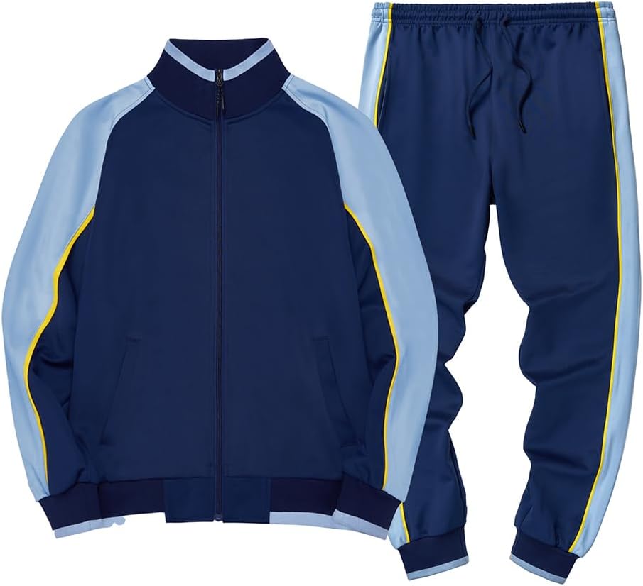Trendy Tracksuit for Men - Jake-Dark Blue-S-Nora Luxe