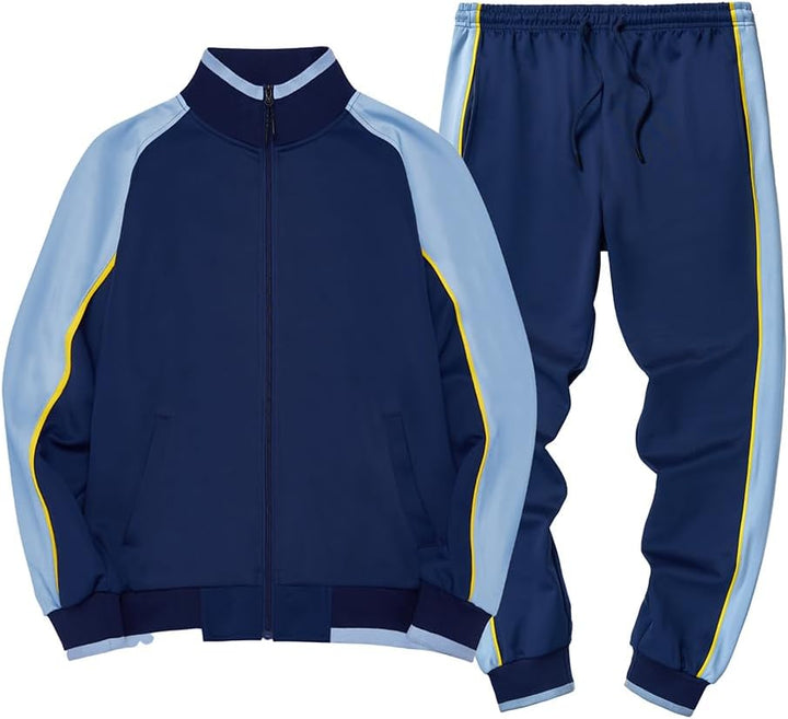 Trendy Tracksuit for Men - Jake-Dark Blue-S-Nora Luxe
