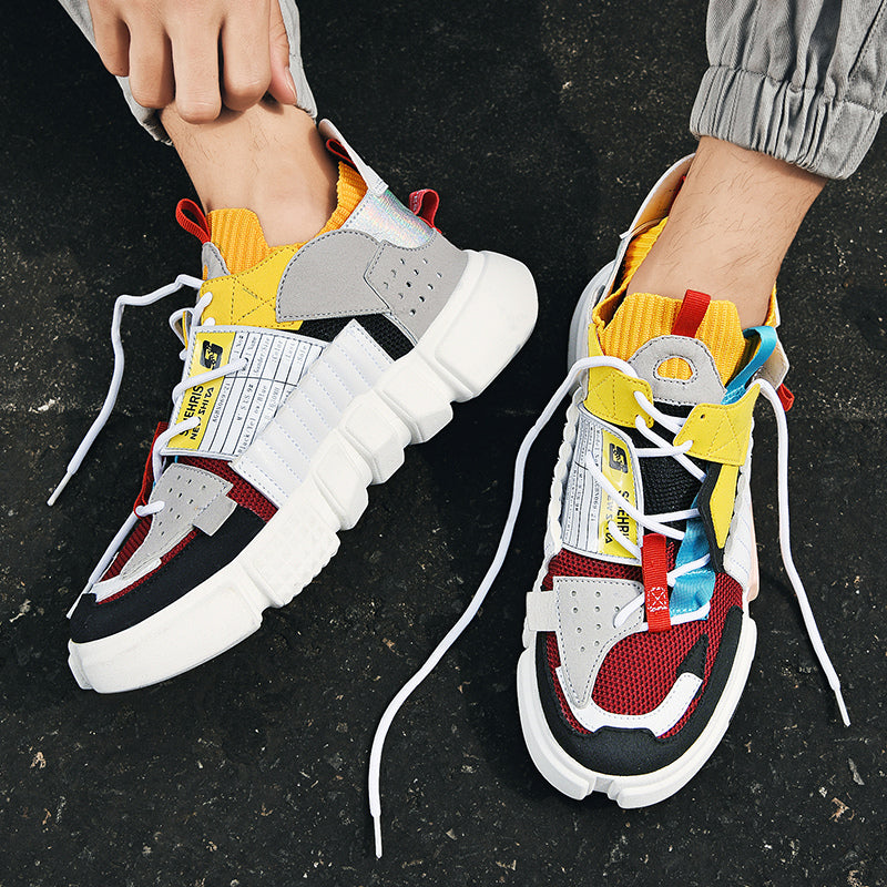 Trendy Urban Men's Sneakers - Mason-Colorful-5.5-Nora Luxe