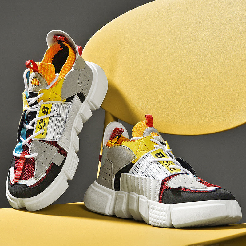 Trendy Urban Men's Sneakers - Mason-Colorful-5.5-Nora Luxe