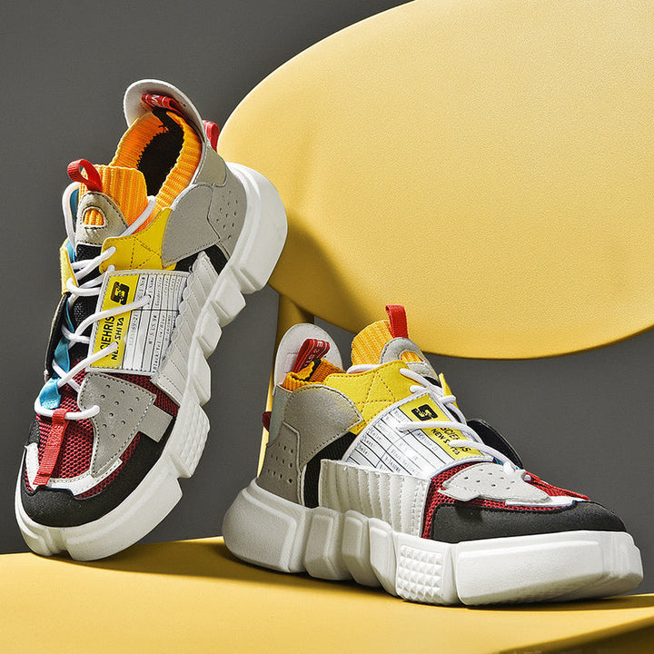 Trendy Urban Men's Sneakers - Mason-Colorful-5.5-Nora Luxe