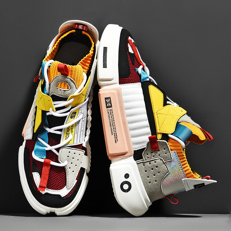Trendy Urban Men's Sneakers - Mason-Colorful-5.5-Nora Luxe