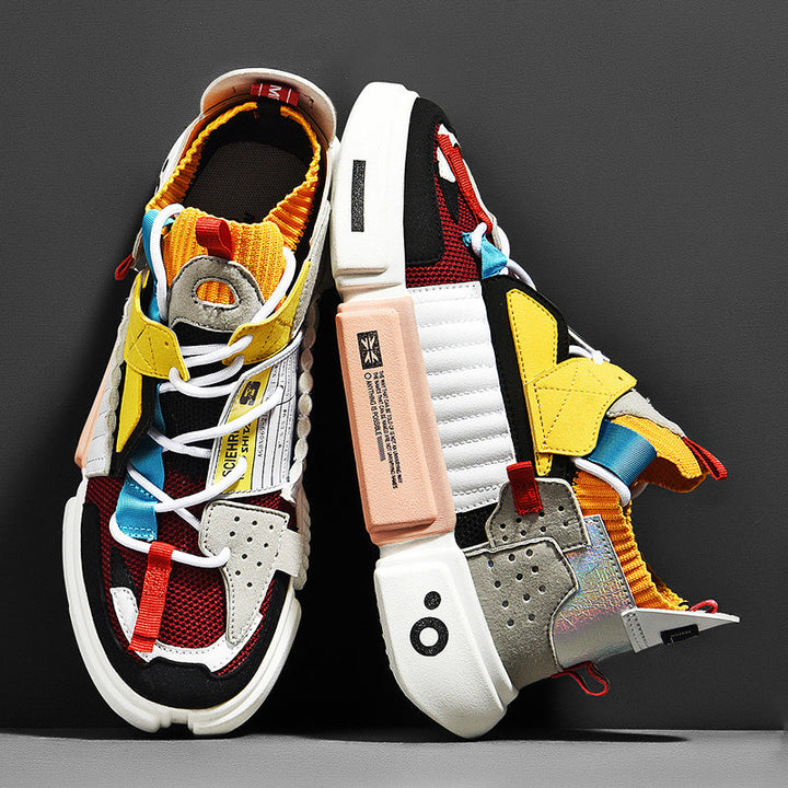 Trendy Urban Men's Sneakers - Mason-Colorful-5.5-Nora Luxe