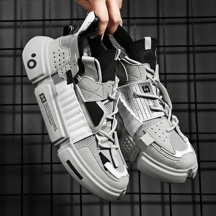 Trendy Urban Men's Sneakers - Mason-Gray-5.5-Nora Luxe