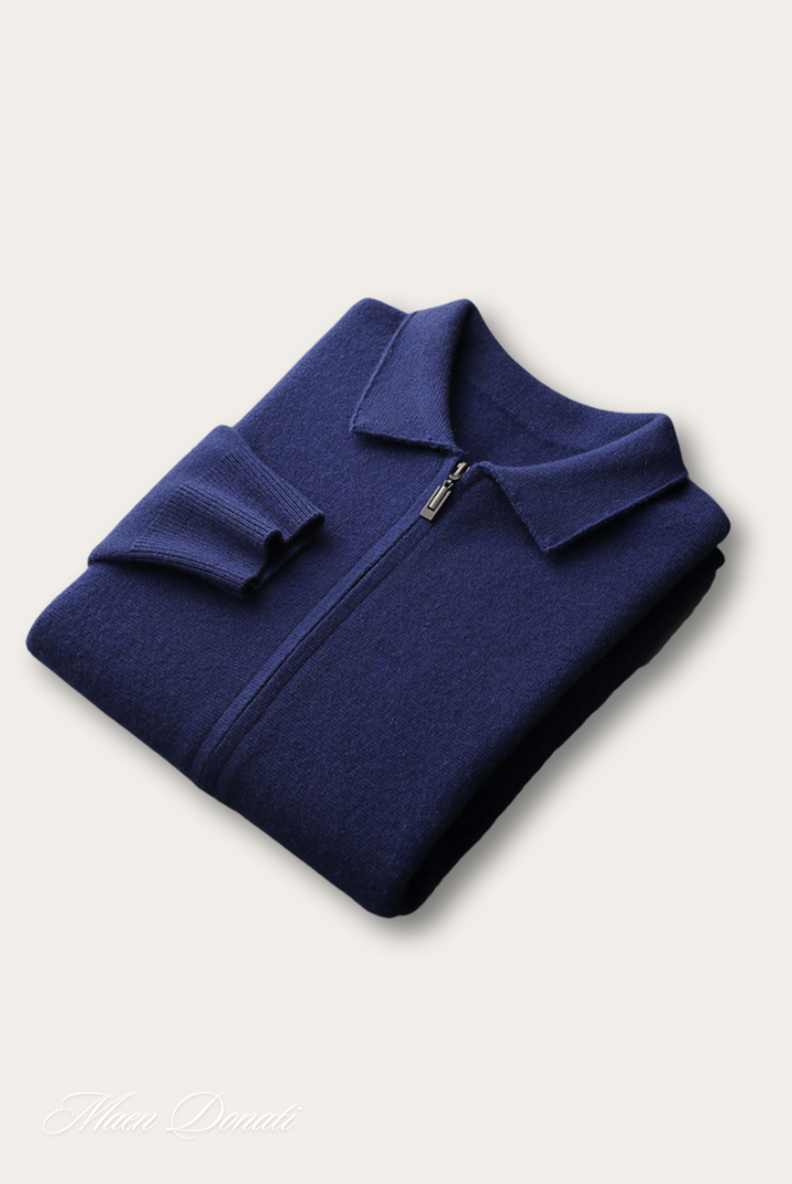 Trendy Warm Men's Pullover - Arthur-Blue-S-Nora Luxe