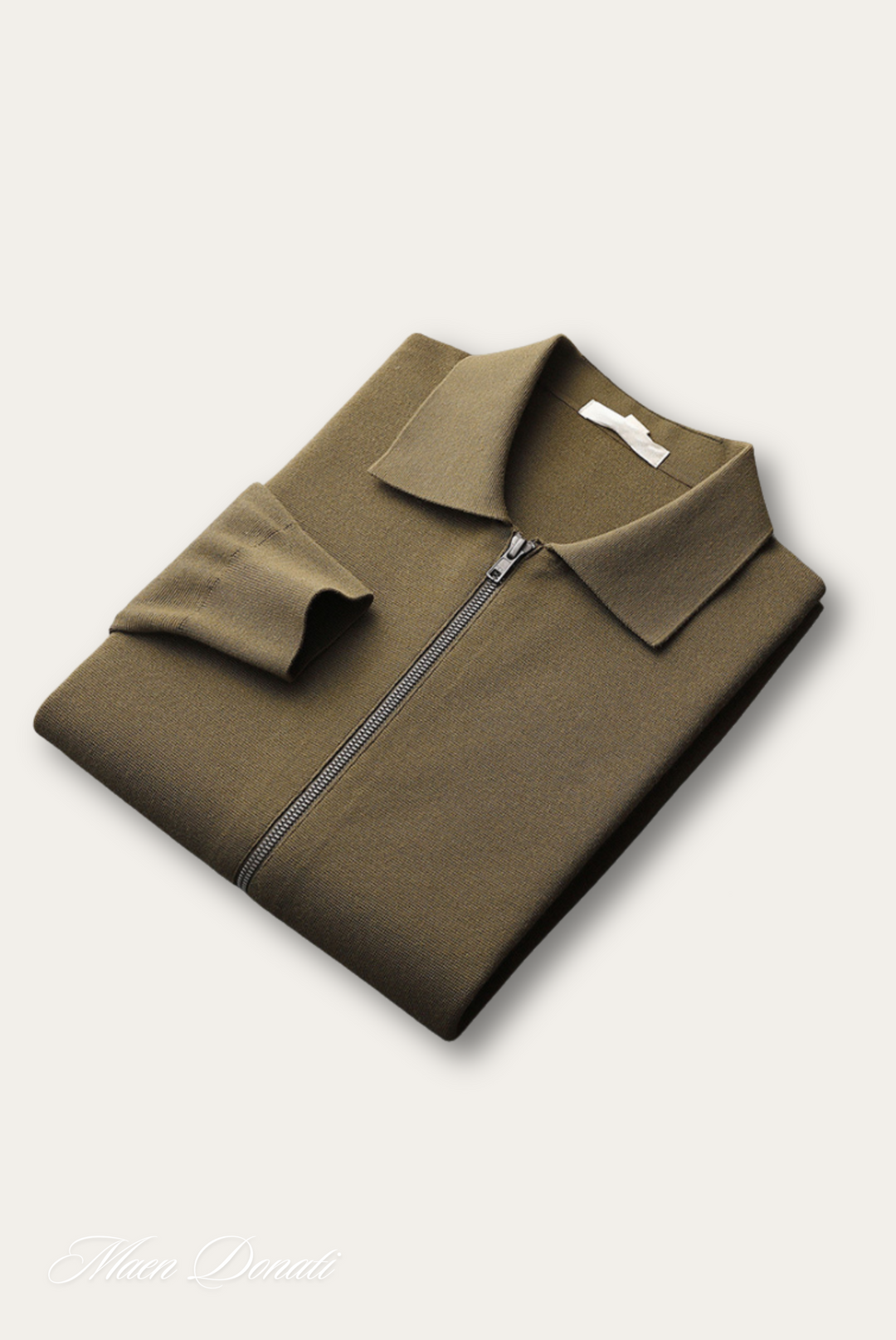 Trendy Warm Men's Pullover - Arthur-Dark brown-S-Nora Luxe