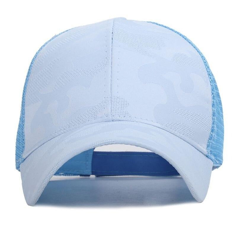 Trendy women's baseball cap with ponytail hole & Velcro closure – Leona (1+1 FREE)-Pink-Nora Luxe