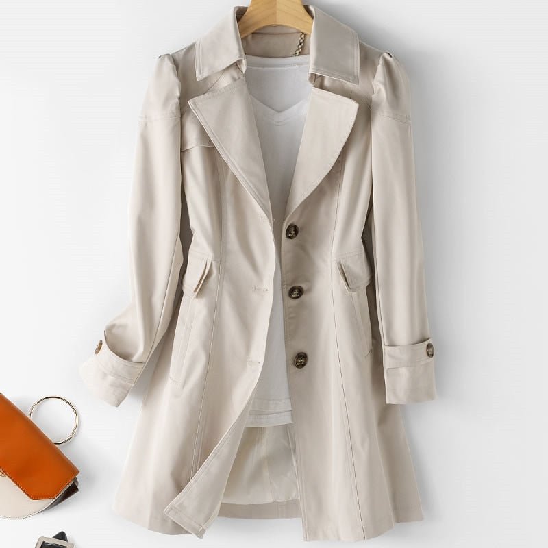 Trendy Women's Jacket - Amira-Beige-XS-Nora Luxe