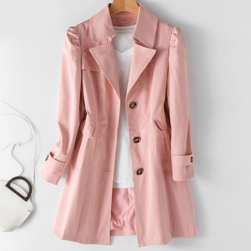 Trendy Women's Jacket - Amira-Pink-XS-Nora Luxe