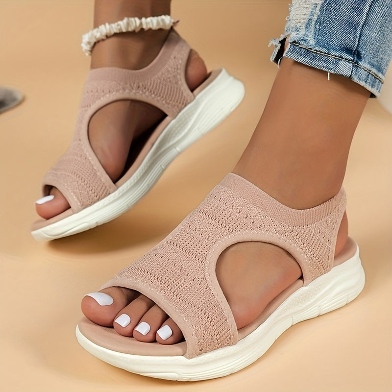 Trendy Women's Sandals with Comfortable Fit – Yara-Pink-3-State of Style