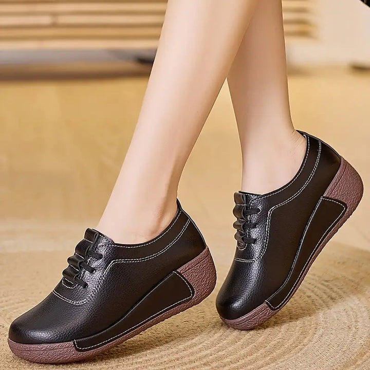 Trendy Women's Tennis Shoes - Marisela-Black-2.5-Nora Luxe