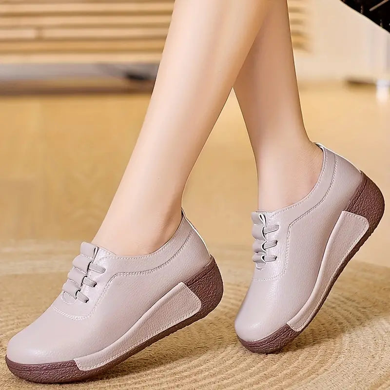 Trendy Women's Tennis Shoes - Marisela-Gray-2.5-Nora Luxe