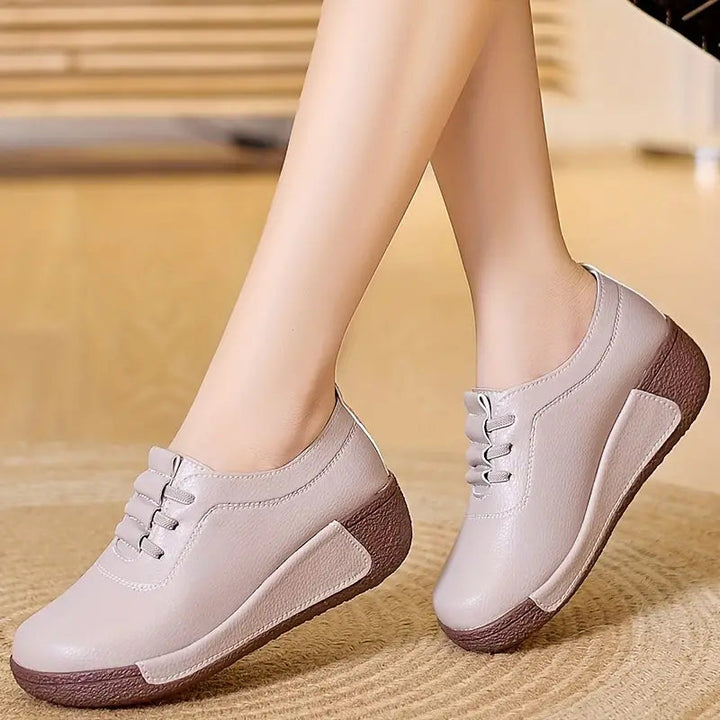 Trendy Women's Tennis Shoes - Marisela-Gray-2.5-Nora Luxe