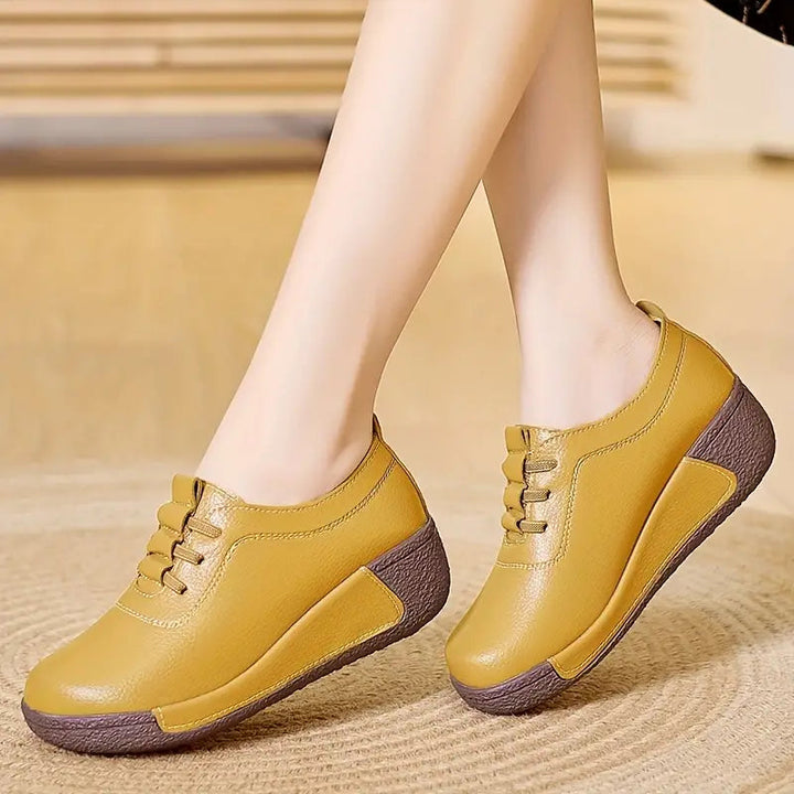 Trendy Women's Tennis Shoes - Marisela-Yellow-2.5-Nora Luxe