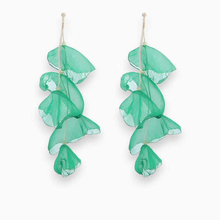 Tulip Treasure Earrings - Florina-Green-Nora Luxe