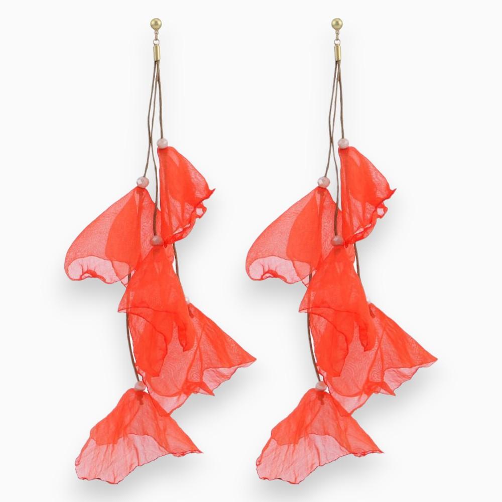 Tulip Treasure Earrings - Florina-Pink-Nora Luxe