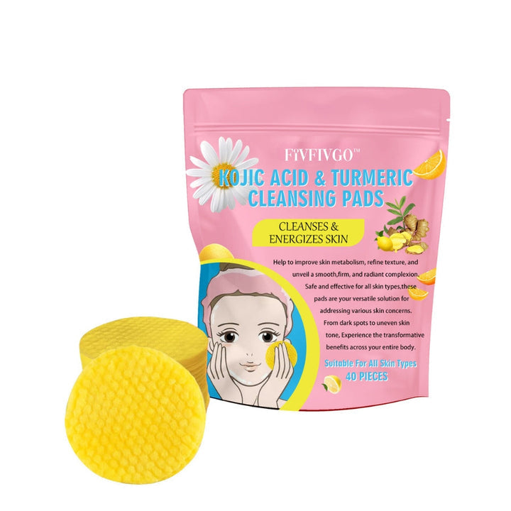 Turmeric Kojic Acid Cleansing Pads - GlowTonic-The Livary