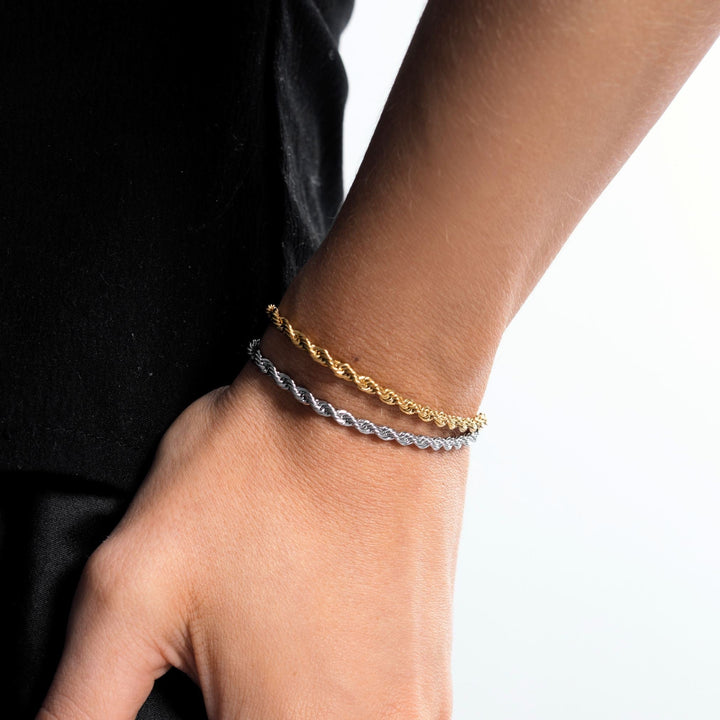 Twisted Link Bracelet - Sienna-Gold-Nora Luxe