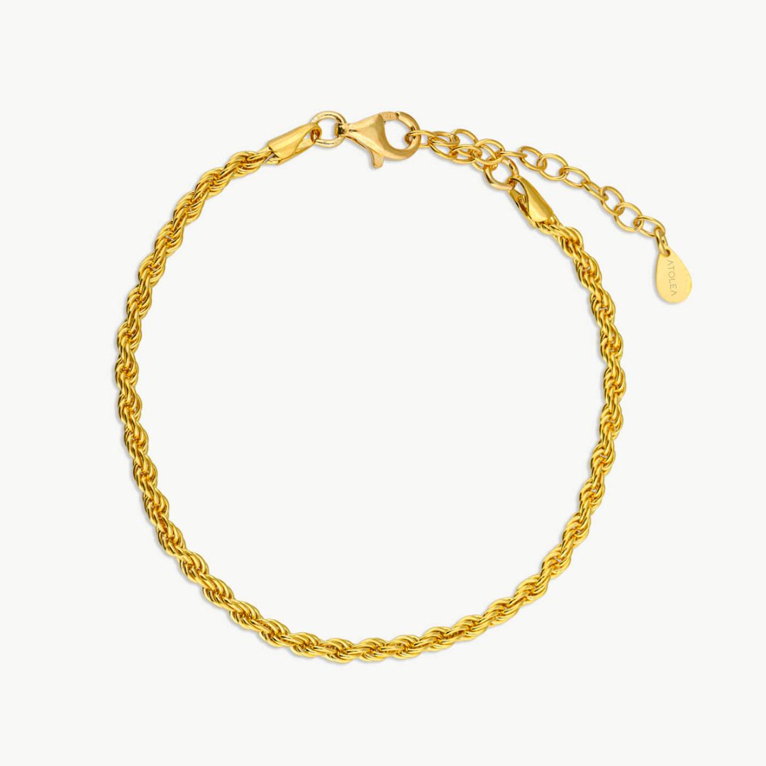 Twisted Link Bracelet - Sienna-Gold-Nora Luxe