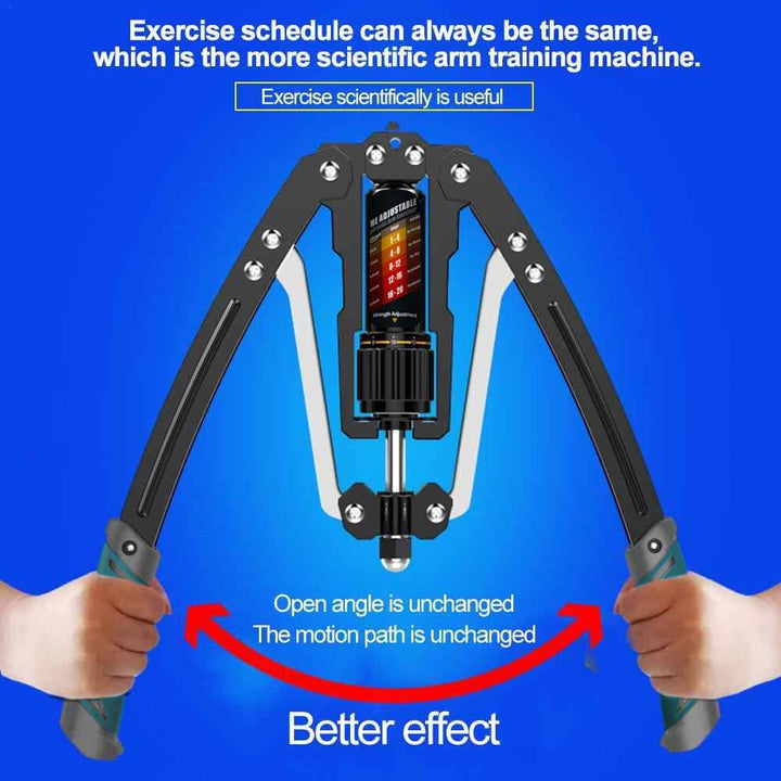 Twister Arm Exerciser – Adjustable Hydraulic Strength (10-200 KG)-Red-Nora Luxe
