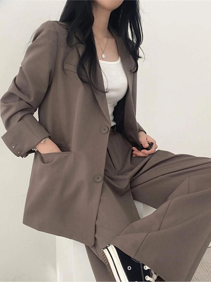 Two-Piece Ladies Suit - Sophie-Black-S-Nora Luxe