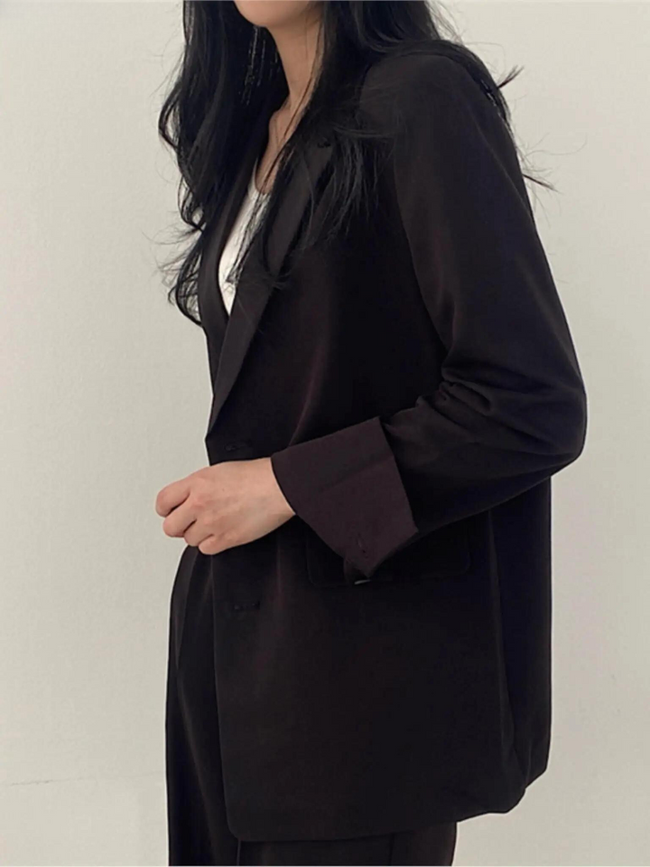 Two-Piece Ladies Suit - Sophie-Black-S-Nora Luxe