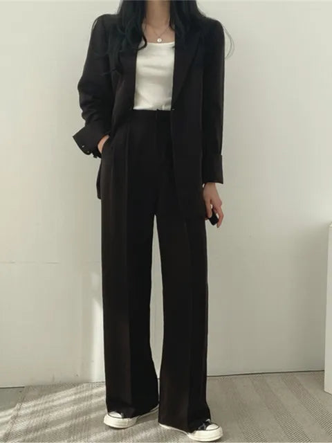 Two-Piece Ladies Suit - Sophie-Black-S-Nora Luxe