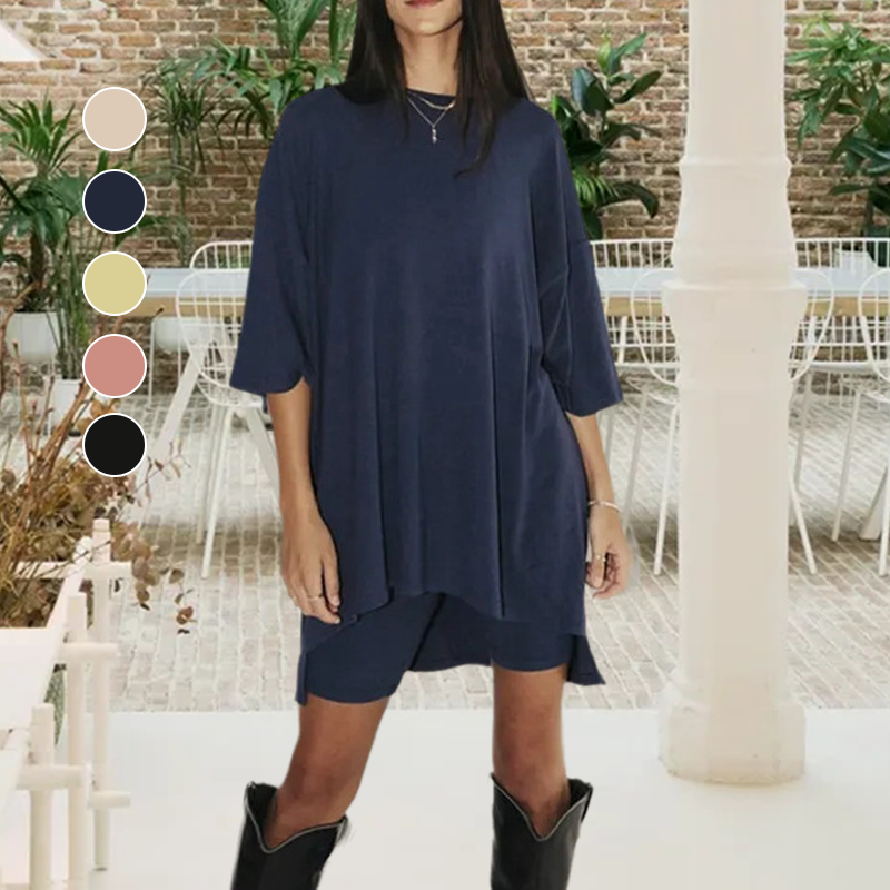 Two-piece lounge and leisurewear for women – Fenja-Oatmeal-S-Nora Luxe