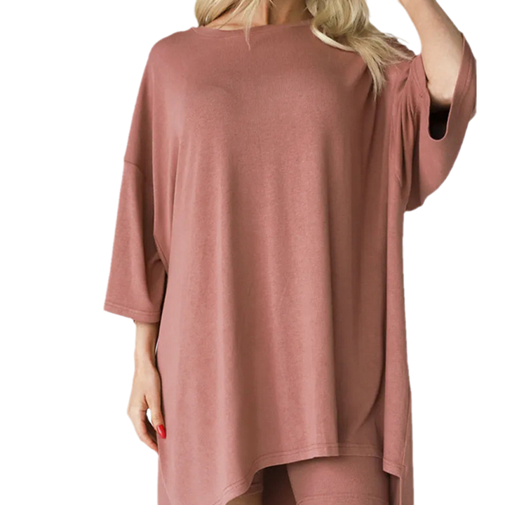 Two-piece lounge and leisurewear for women – Fenja-Pink-S-Nora Luxe