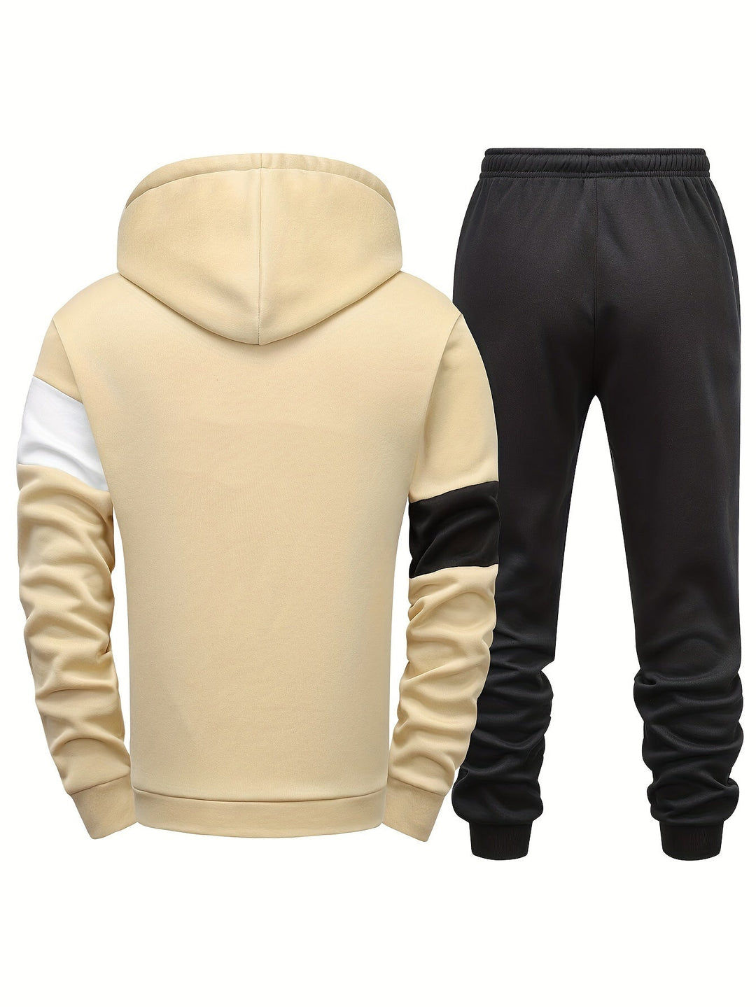 Two-Piece Men's Tracksuit - Lorenzo-Beige-S-Nora Luxe