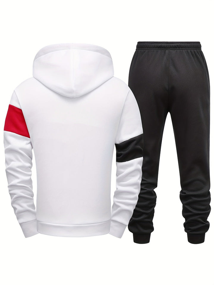 Two-Piece Men's Tracksuit - Lorenzo-Beige-S-Nora Luxe