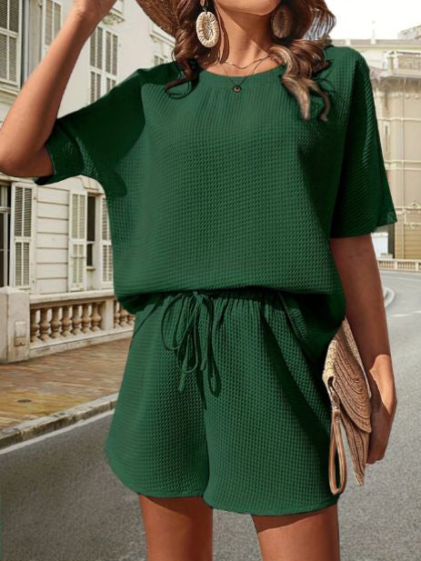 Two-Piece Summer Set for Ladies - Isla-Green-S-The Livary