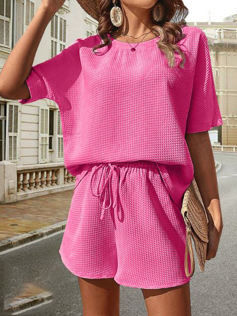 Two-Piece Summer Set for Ladies - Isla-Pink-S-The Livary