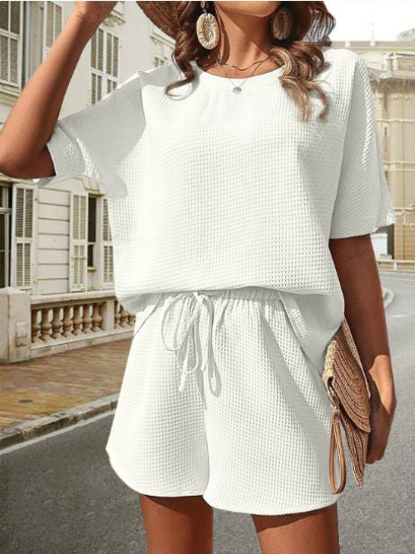 Two-Piece Summer Set for Ladies - Isla-White-S-The Livary