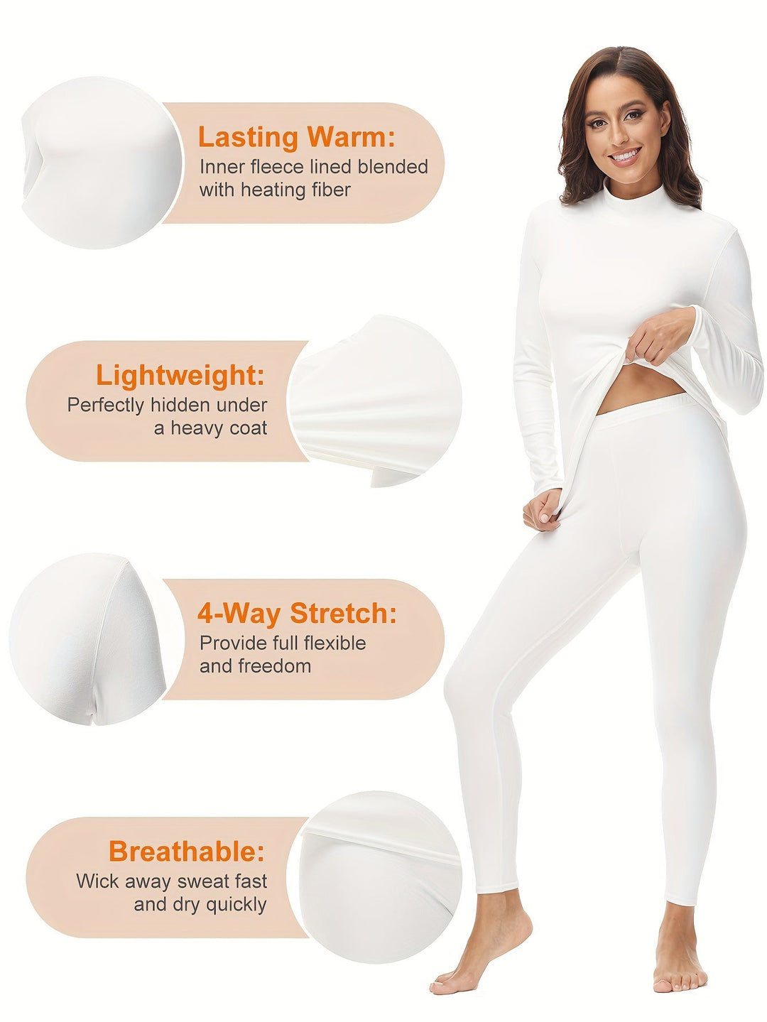 Two-piece Thermoset for the Cold Winter Months - Serena-Black-XS-Nora Luxe