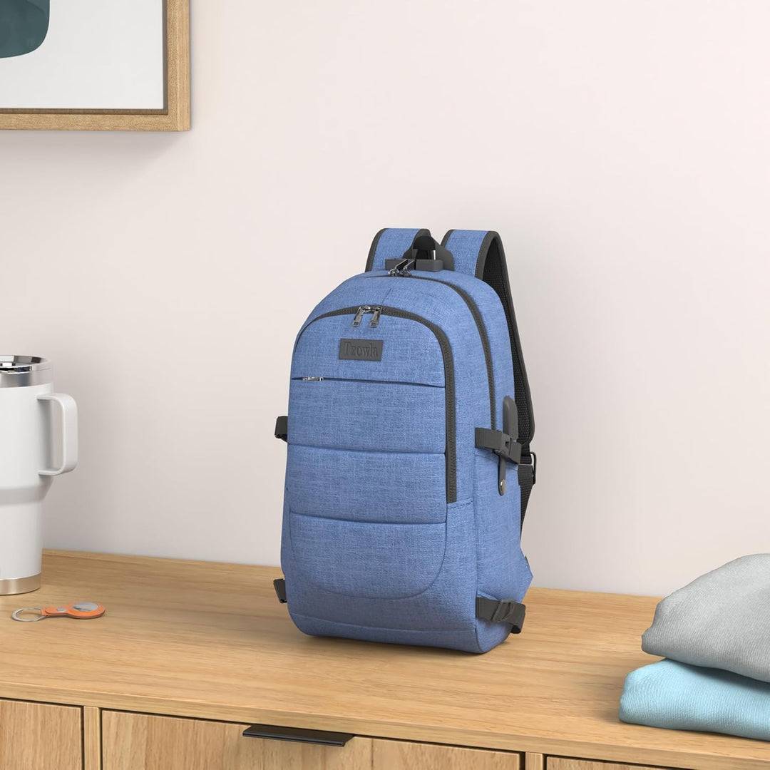 Extra Large Anti-Theft Laptop & Travel Backpack with USB Port – 30–50L