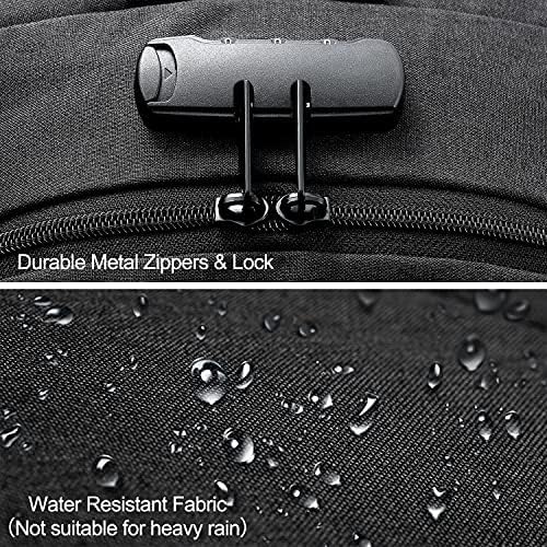 Extra Large Anti-Theft Laptop & Travel Backpack with USB Port – 30–50L