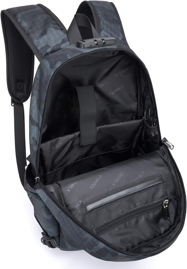 Extra Large Anti-Theft Laptop & Travel Backpack with USB Port – 30–50L