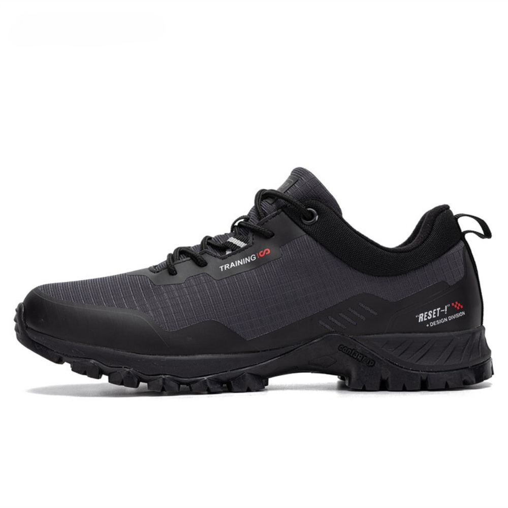 Ultimate Men's Walking Shoes - TrailMax-7.5-Grey-Nora Luxe
