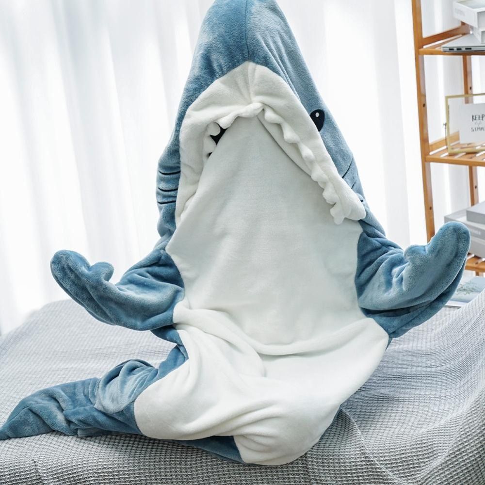 Ultra-soft Shark Onesie for Young and Old - ChompChill-XL-Nora Luxe