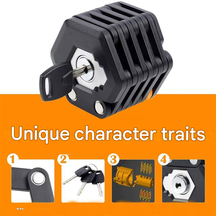 Ultra Strong Anti-Theft Bicycle Lock - SafeRide-Nora Luxe