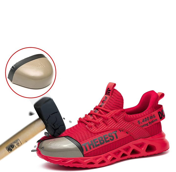 Ultralight Breathable Safety Shoes - ProGuard-Black-6.5-Nora Luxe