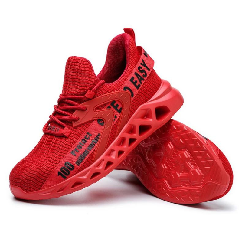Ultralight Breathable Safety Shoes - ProGuard-Red-6.5-Nora Luxe