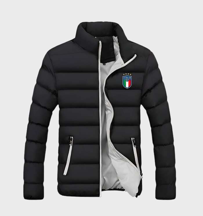 Ultralight Padded Men's Winter Jacket - Nico-Black Ash-M-Nora Luxe
