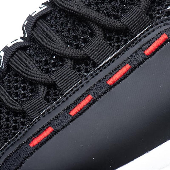 Ultralight Safety Shoes with Steel Toe - SteelFlex One-Black-4.5-Nora Luxe
