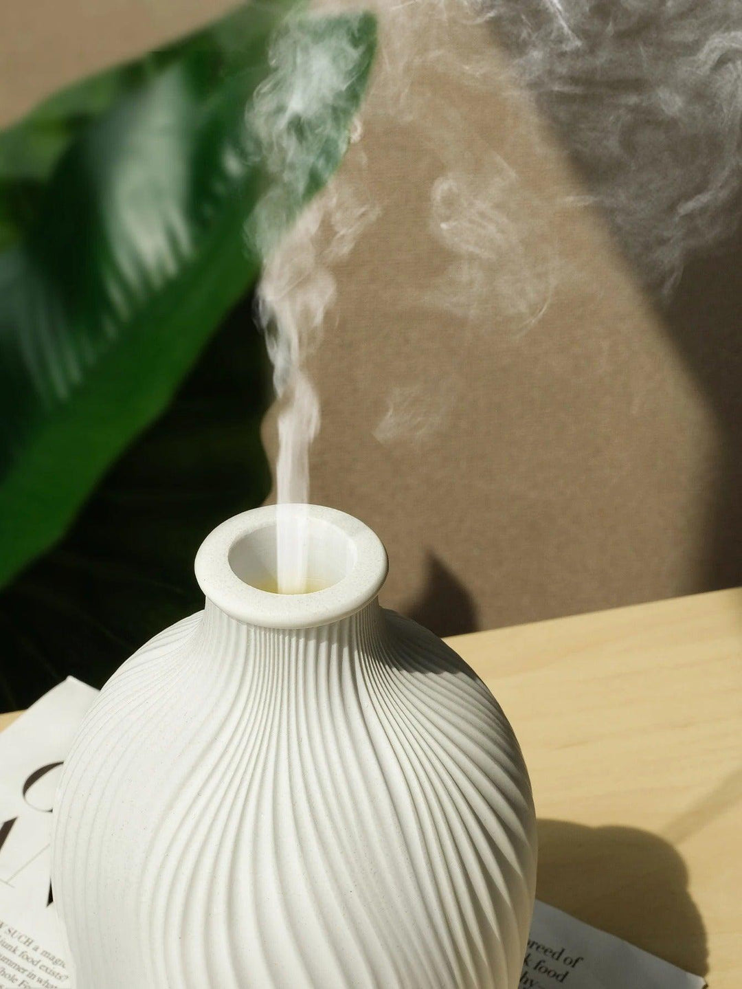 Ultrasonic Aroma Diffuser - BohoBreeze-Light beige-Nora Luxe