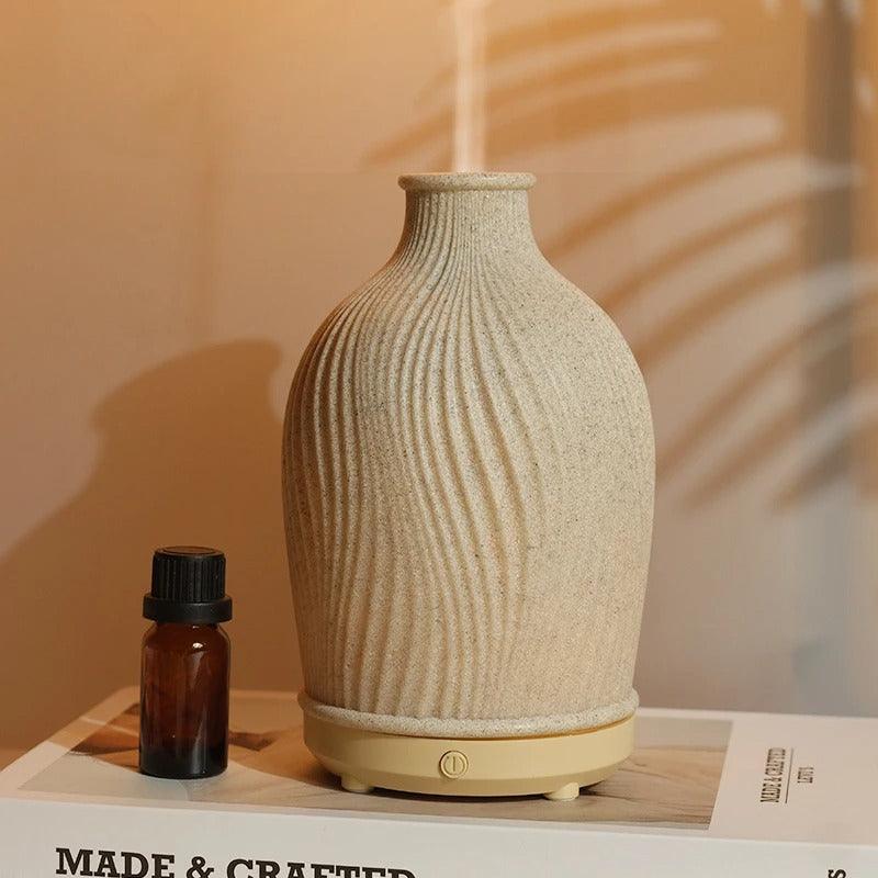 Ultrasonic Aroma Diffuser - BohoBreeze-Light beige-Nora Luxe