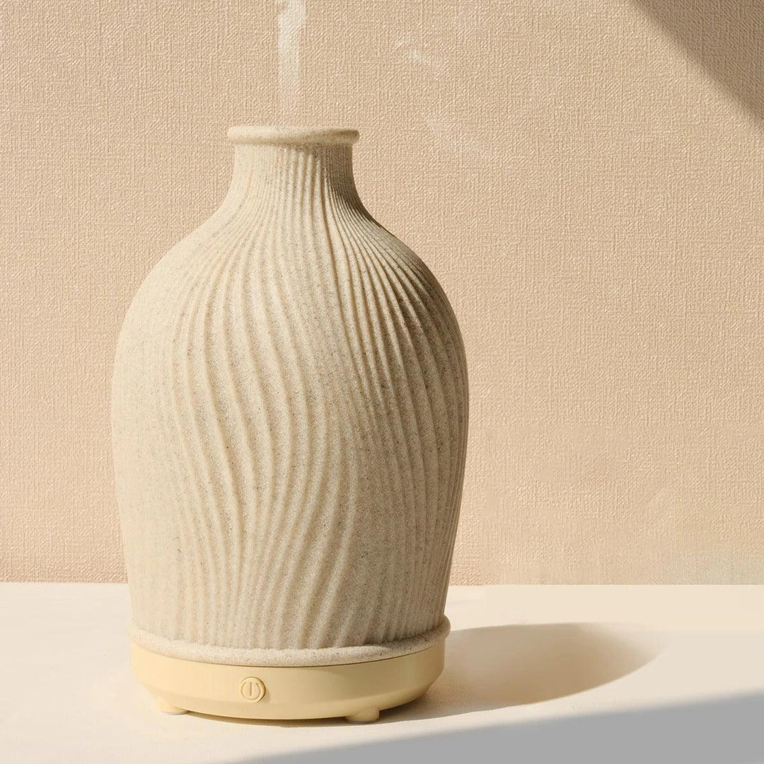 Ultrasonic Aroma Diffuser - BohoBreeze-Light beige-Nora Luxe