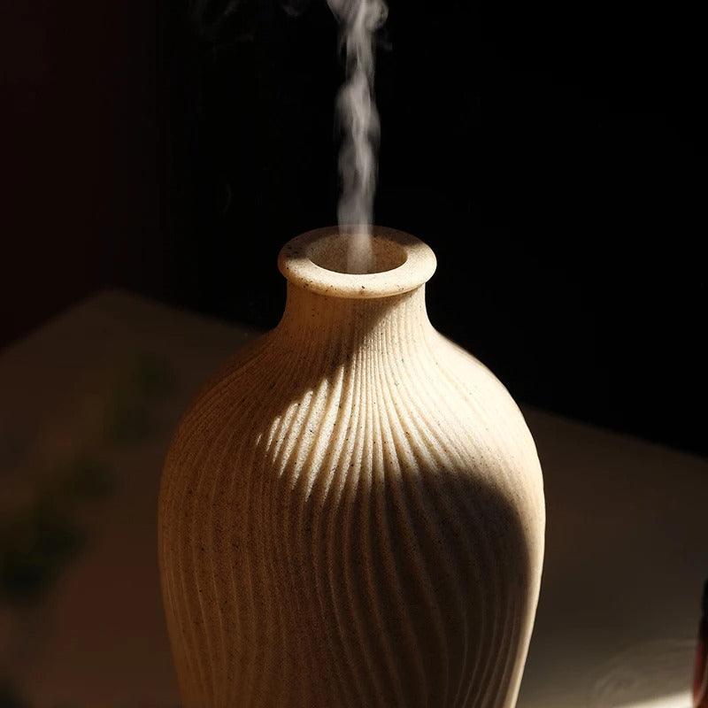 Ultrasonic Aroma Diffuser - BohoBreeze-Light beige-Nora Luxe