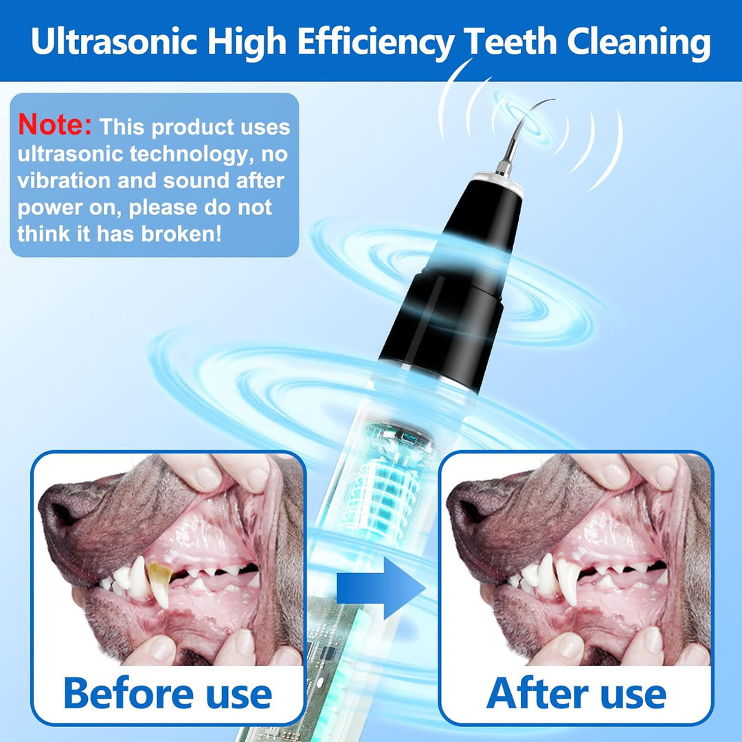 Ultrasonic Tooth Cleaning Set for Pets - BuddyCare-Nora Luxe